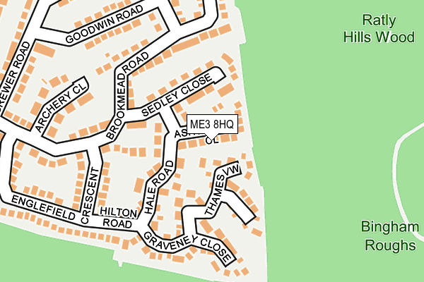 ME3 8HQ map - OS OpenMap – Local (Ordnance Survey)