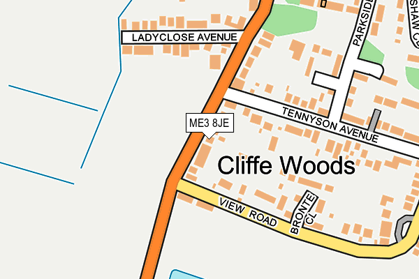 ME3 8JE map - OS OpenMap – Local (Ordnance Survey)