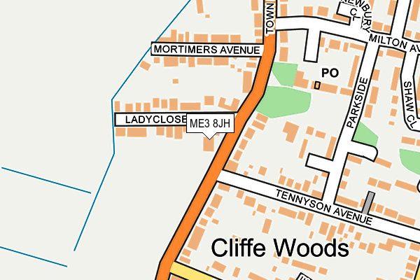 ME3 8JH map - OS OpenMap – Local (Ordnance Survey)