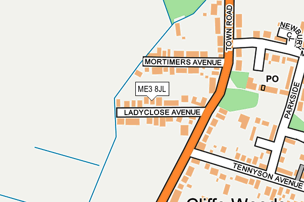 ME3 8JL map - OS OpenMap – Local (Ordnance Survey)