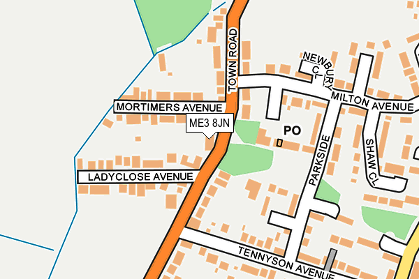 ME3 8JN map - OS OpenMap – Local (Ordnance Survey)