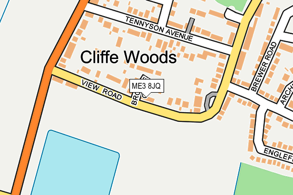 Map of CLIFFE WOOD ENGINEERING SERVICES LIMITED at local scale
