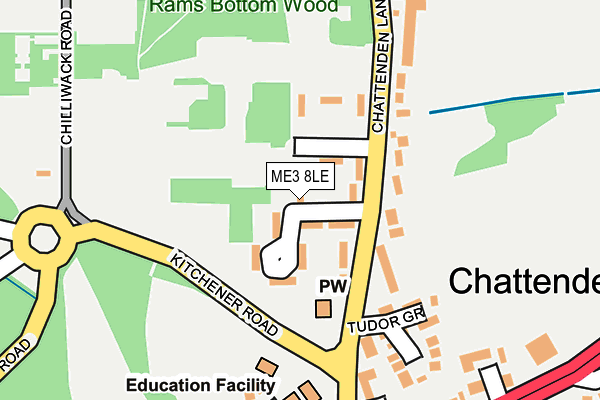 ME3 8LE map - OS OpenMap – Local (Ordnance Survey)