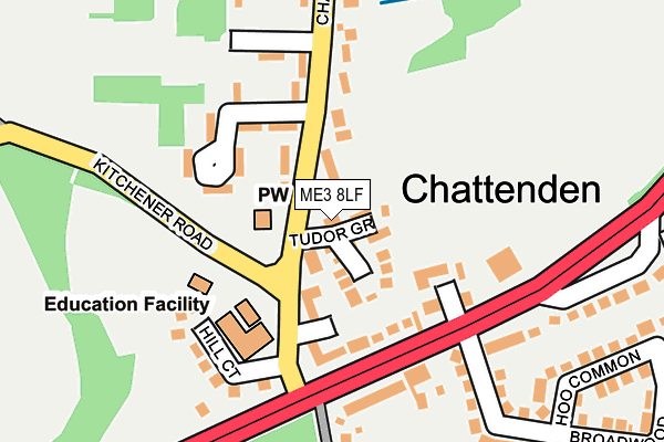 ME3 8LF map - OS OpenMap – Local (Ordnance Survey)