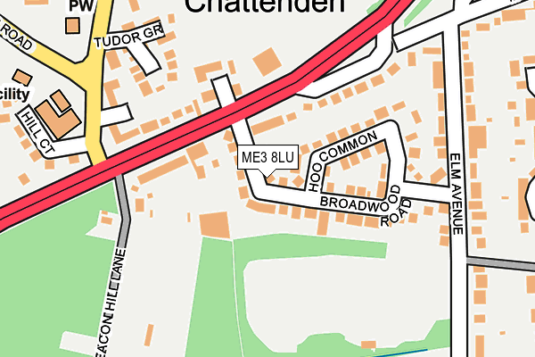 ME3 8LU map - OS OpenMap – Local (Ordnance Survey)