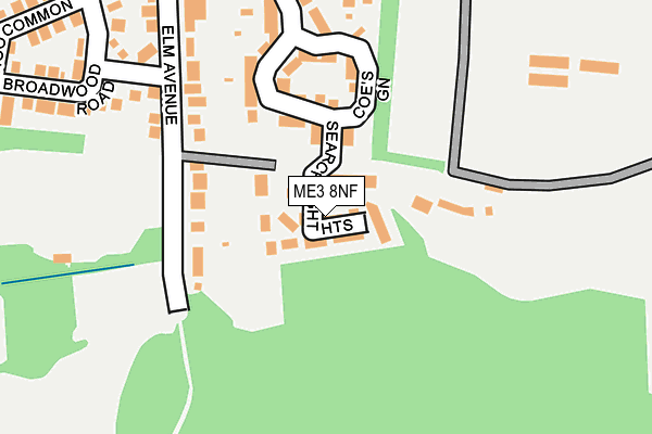 ME3 8NF map - OS OpenMap – Local (Ordnance Survey)