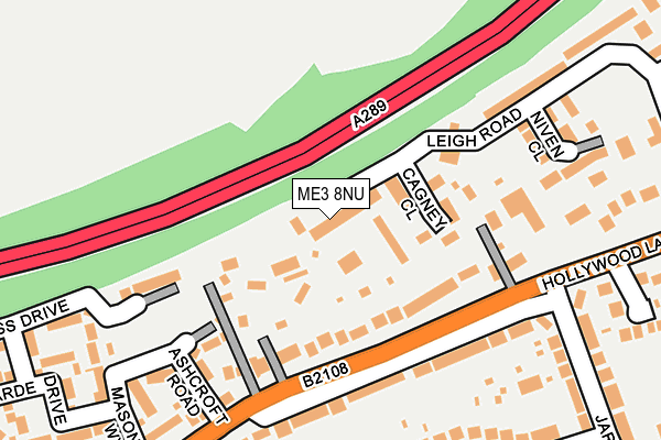 ME3 8NU map - OS OpenMap – Local (Ordnance Survey)