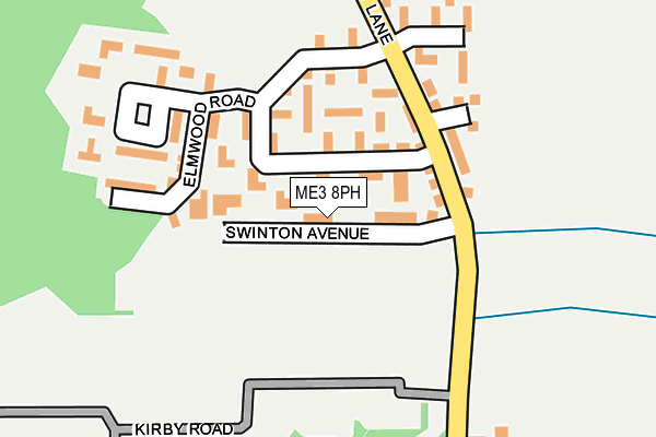 ME3 8PH map - OS OpenMap – Local (Ordnance Survey)