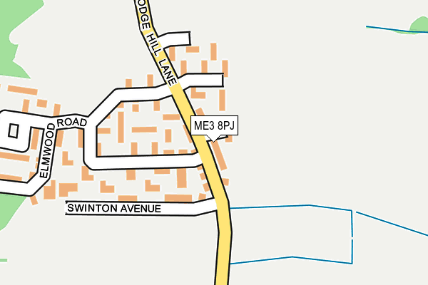 ME3 8PJ map - OS OpenMap – Local (Ordnance Survey)