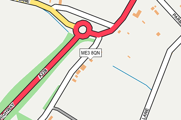 ME3 8QN map - OS OpenMap – Local (Ordnance Survey)