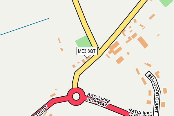 ME3 8QT map - OS OpenMap – Local (Ordnance Survey)