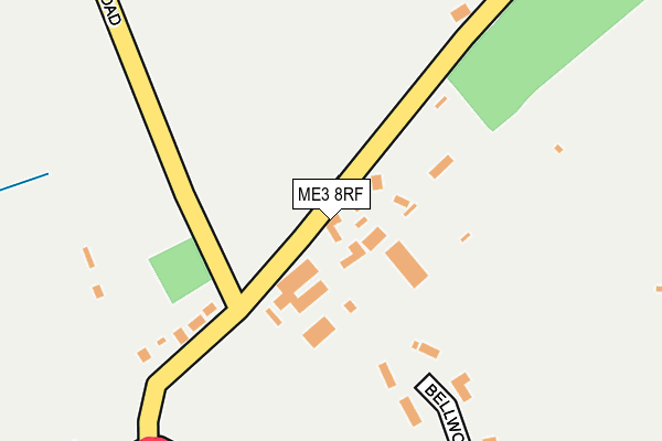 ME3 8RF map - OS OpenMap – Local (Ordnance Survey)