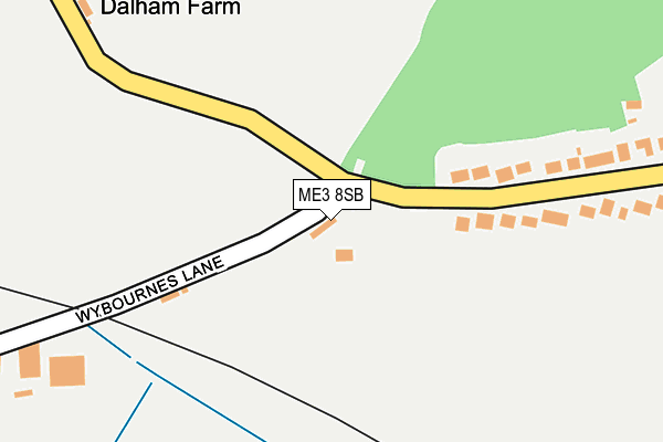 ME3 8SB map - OS OpenMap – Local (Ordnance Survey)