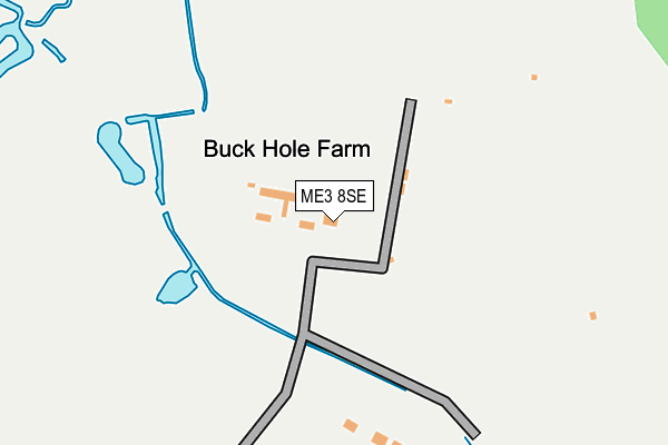 ME3 8SE map - OS OpenMap – Local (Ordnance Survey)