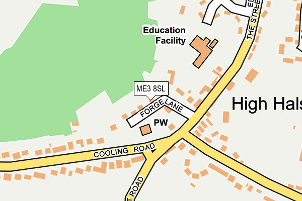 ME3 8SL map - OS OpenMap – Local (Ordnance Survey)