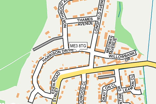 ME3 8TG map - OS OpenMap – Local (Ordnance Survey)