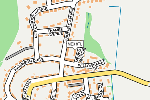 ME3 8TL map - OS OpenMap – Local (Ordnance Survey)