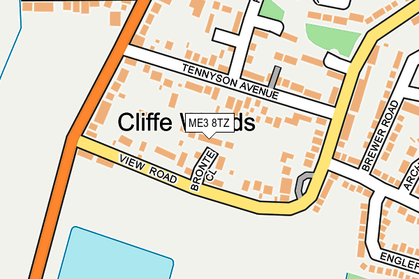 ME3 8TZ map - OS OpenMap – Local (Ordnance Survey)