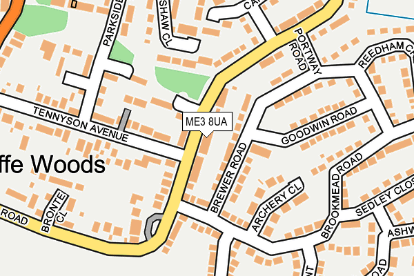 ME3 8UA map - OS OpenMap – Local (Ordnance Survey)