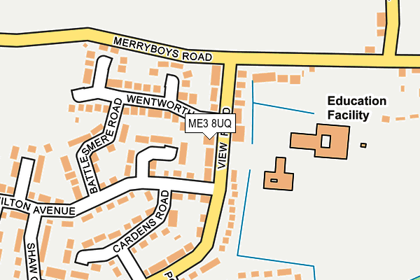 ME3 8UQ map - OS OpenMap – Local (Ordnance Survey)