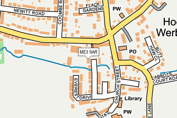 ME3 9AR map - OS OpenMap – Local (Ordnance Survey)