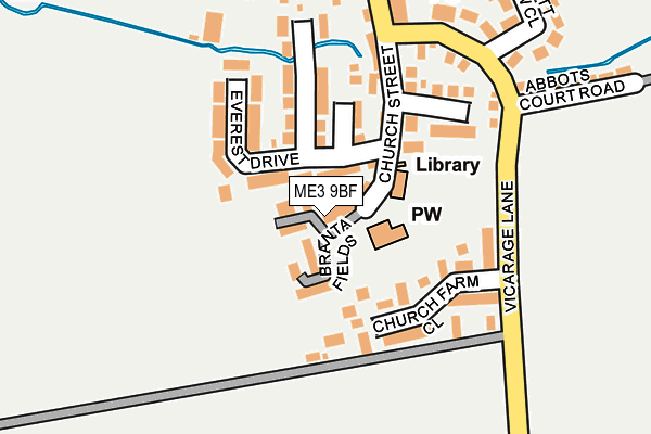 ME3 9BF map - OS OpenMap – Local (Ordnance Survey)