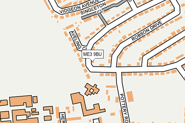 ME3 9BU map - OS OpenMap – Local (Ordnance Survey)