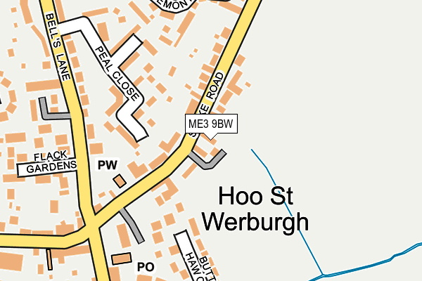 ME3 9BW map - OS OpenMap – Local (Ordnance Survey)