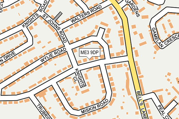 ME3 9DP map - OS OpenMap – Local (Ordnance Survey)