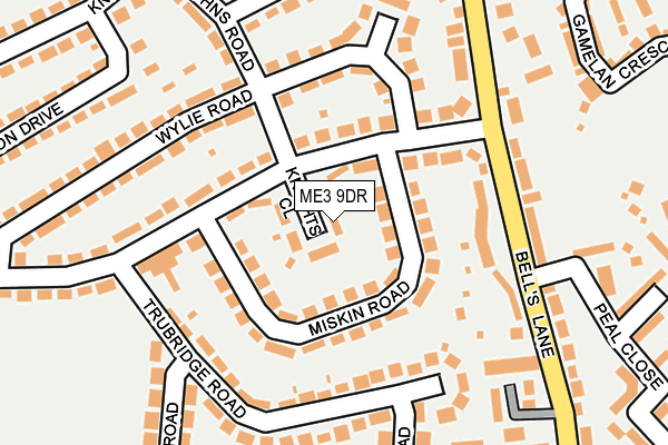 ME3 9DR map - OS OpenMap – Local (Ordnance Survey)