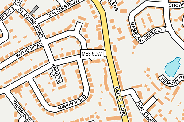 ME3 9DW map - OS OpenMap – Local (Ordnance Survey)