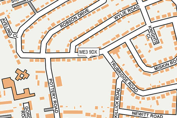 ME3 9DX map - OS OpenMap – Local (Ordnance Survey)