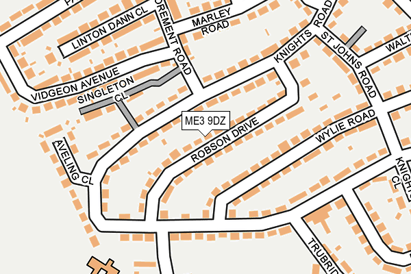 ME3 9DZ map - OS OpenMap – Local (Ordnance Survey)