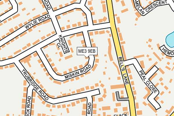 ME3 9EB map - OS OpenMap – Local (Ordnance Survey)