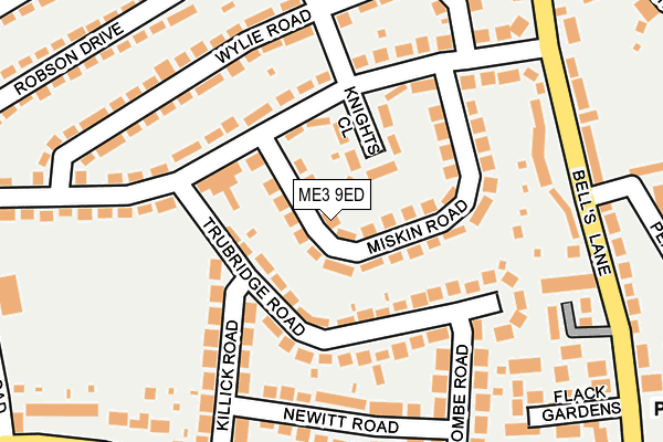 ME3 9ED map - OS OpenMap – Local (Ordnance Survey)