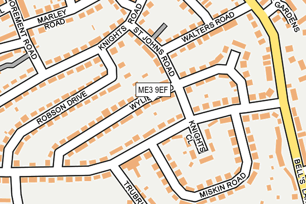 ME3 9EF map - OS OpenMap – Local (Ordnance Survey)