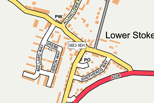 ME3 9EH map - OS OpenMap – Local (Ordnance Survey)