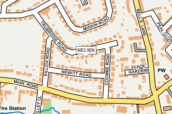 ME3 9EN map - OS OpenMap – Local (Ordnance Survey)
