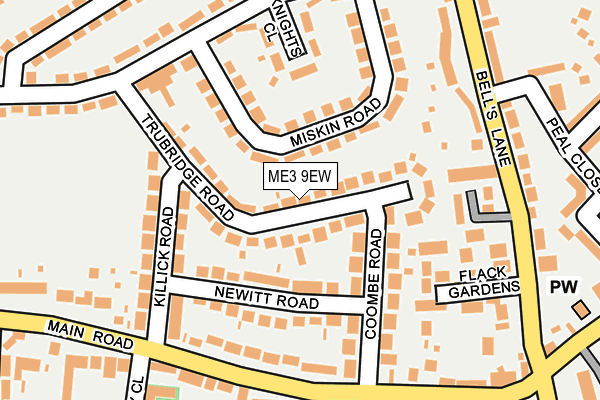 ME3 9EW map - OS OpenMap – Local (Ordnance Survey)