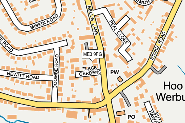ME3 9FG map - OS OpenMap – Local (Ordnance Survey)