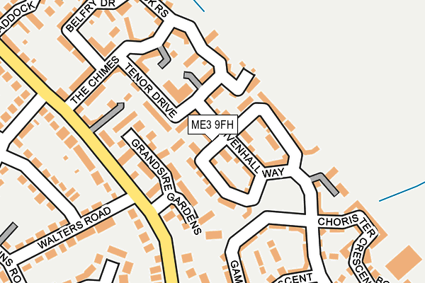 ME3 9FH map - OS OpenMap – Local (Ordnance Survey)