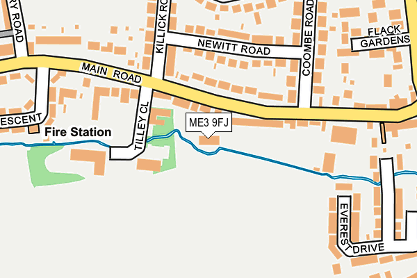 ME3 9FJ map - OS OpenMap – Local (Ordnance Survey)