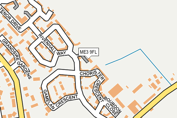 ME3 9FL map - OS OpenMap – Local (Ordnance Survey)