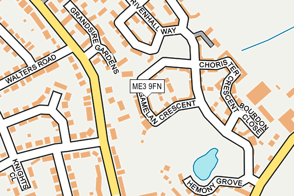 ME3 9FN map - OS OpenMap – Local (Ordnance Survey)