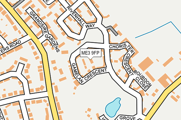 ME3 9FP map - OS OpenMap – Local (Ordnance Survey)