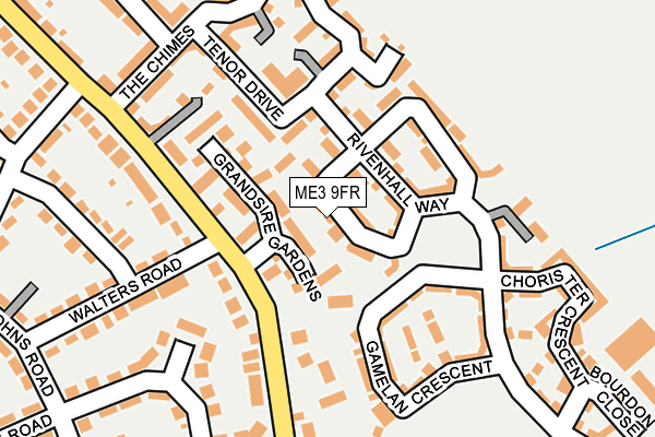 ME3 9FR map - OS OpenMap – Local (Ordnance Survey)