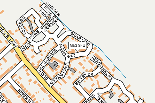 ME3 9FU map - OS OpenMap – Local (Ordnance Survey)