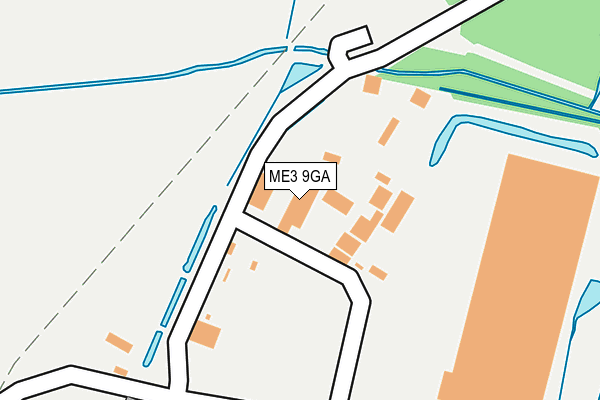 ME3 9GA map - OS OpenMap – Local (Ordnance Survey)