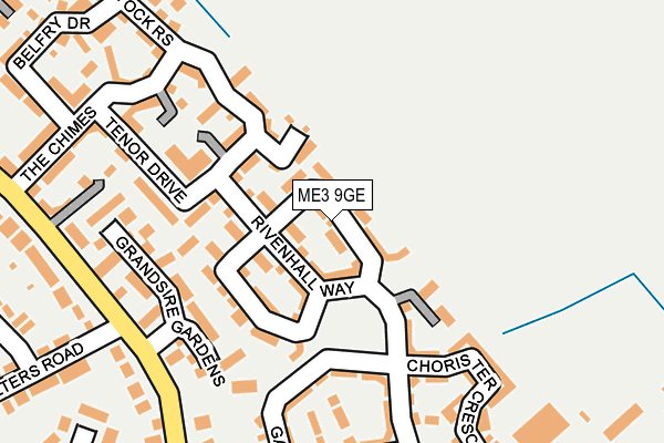 ME3 9GE map - OS OpenMap – Local (Ordnance Survey)