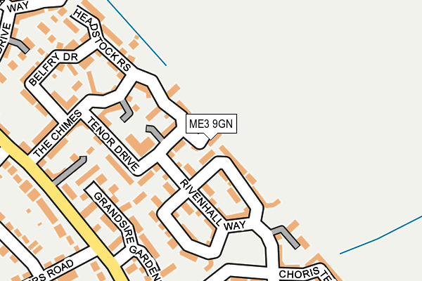 ME3 9GN map - OS OpenMap – Local (Ordnance Survey)